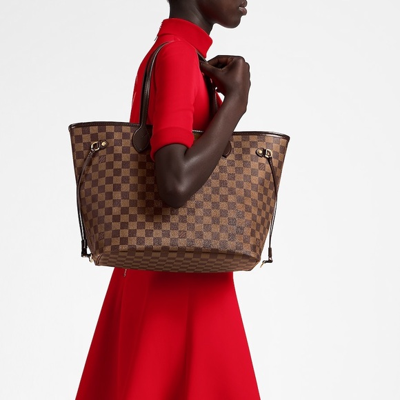 LOUIS VUITTON DAMIER EBENE NEVERFULL MM - Picture 3 of 6